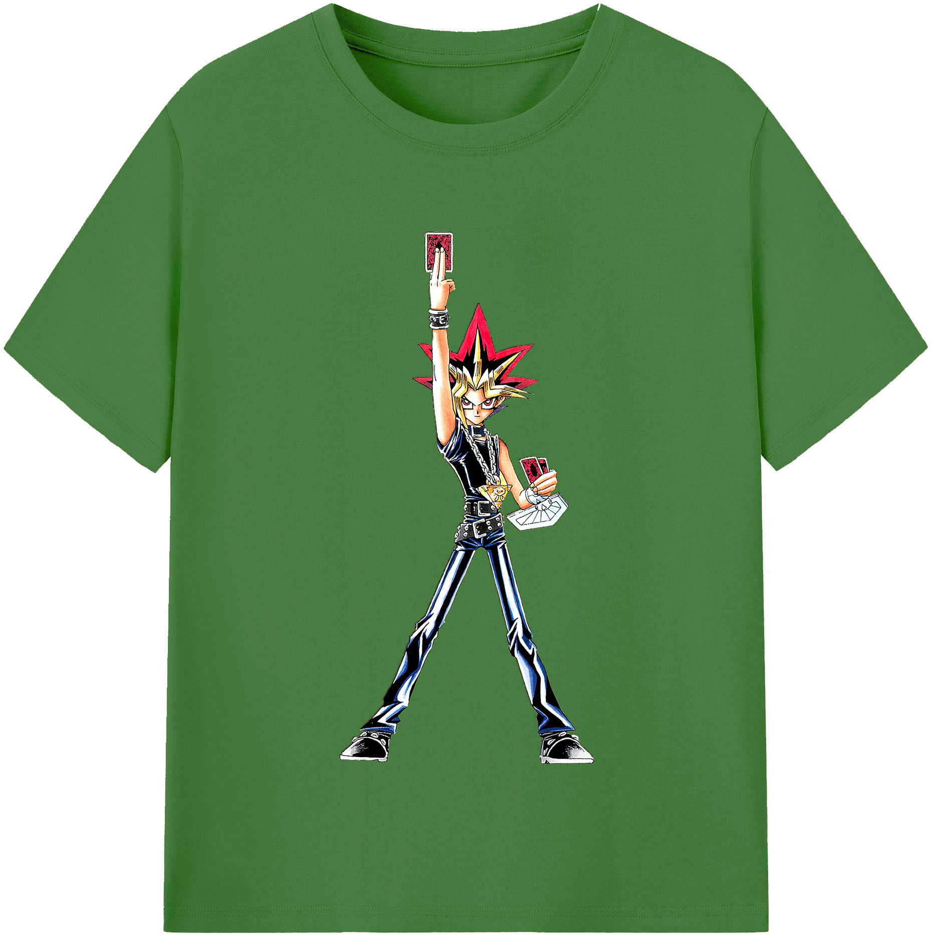 （画像用） 遊☆戯☆王 Yu-Gi-Oh! レディースカジュアルプリントTシャツ（綿100％）